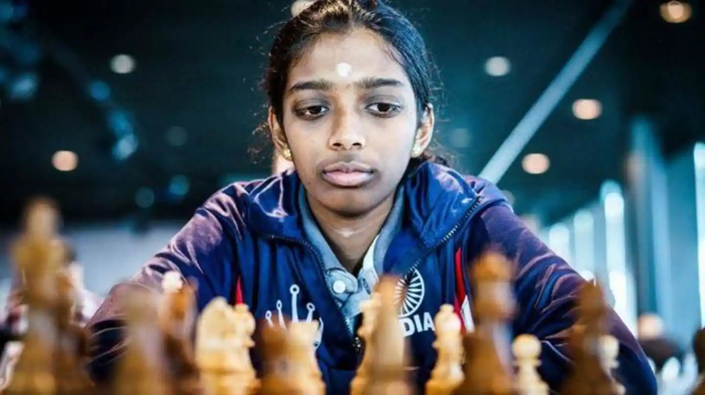 Vaishali, Praggnanandhaa make chess history - Rediff.com