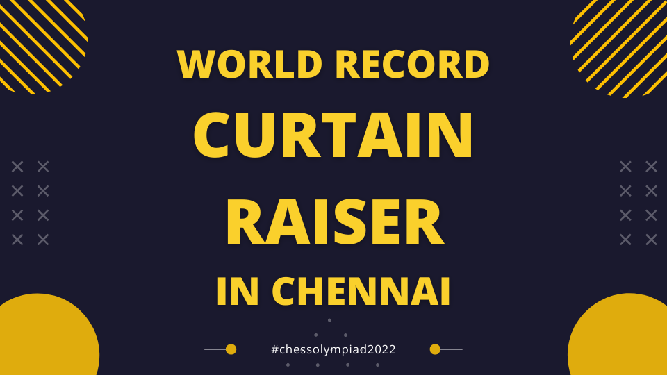 Play at the 44th Chess Olympiad venue in Curtain Raiser Rapid