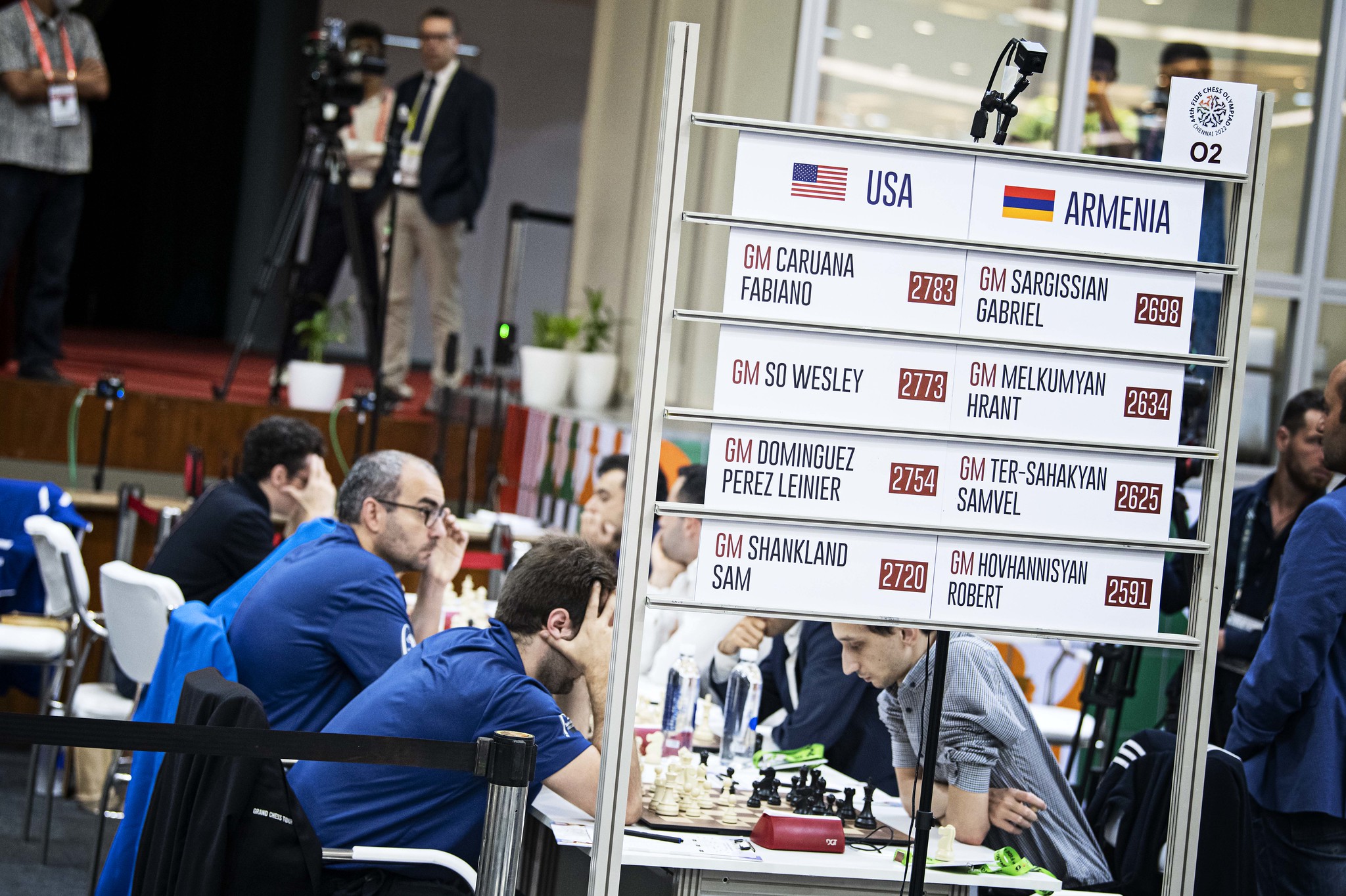 FIDE on Instagram: Day 1 saw one of the final leg of the #FIDEGrandPrix  draw and one win in each pool. Aronian, Dominguez, Predke and Vitiugov left  the playing hall with a